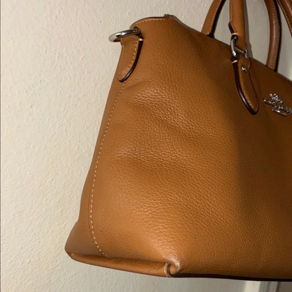 Coach Brown Leather Satchel - Picture 11 of 16